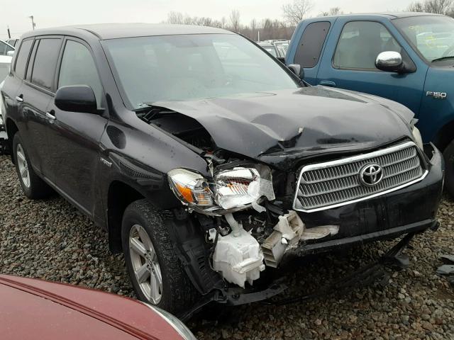 JTEEW41A592034306 - 2009 TOYOTA HIGHLANDER BLACK photo 1