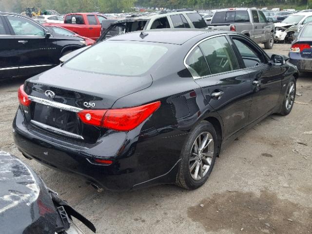 JN1EV7AR4HM840609 - 2017 INFINITI Q50 PREMIU BLACK photo 4