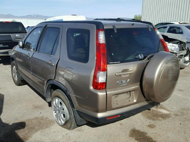 JHLRD78966C061600 - 2006 HONDA CR-V SE GOLD photo 3