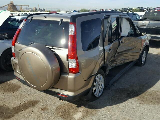 JHLRD78966C061600 - 2006 HONDA CR-V SE GOLD photo 4