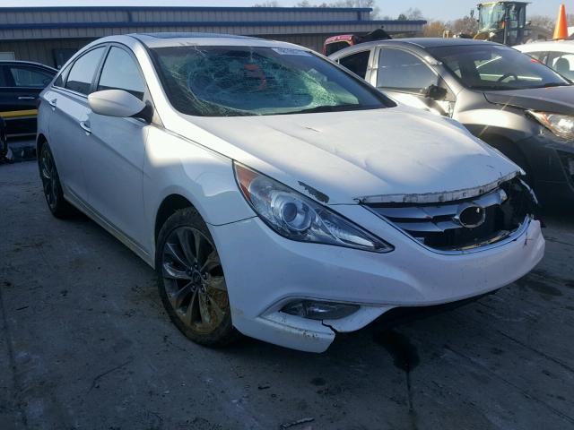 5NPEC4AC9BH179402 - 2011 HYUNDAI SONATA SE WHITE photo 1