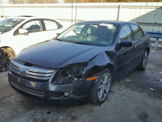 3FAHP07Z79R146143 - 2009 FORD FUSION SE BLACK photo 2