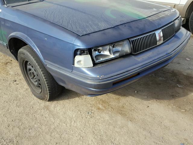 1G3AG55M7R6323920 - 1994 OLDSMOBILE CUTLASS CI BLUE photo 9