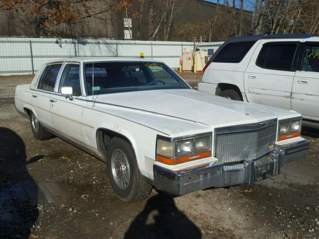 1G6DW51YXKR736401 - 1989 CADILLAC BROUGHAM WHITE photo 1