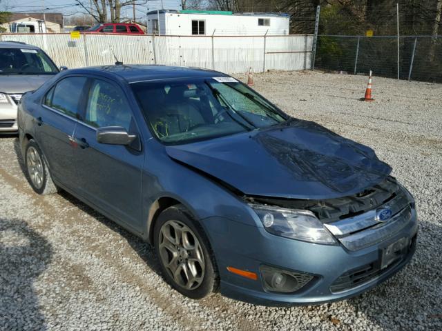 3FAHP0HA4BR120422 - 2011 FORD FUSION SE BLUE photo 1