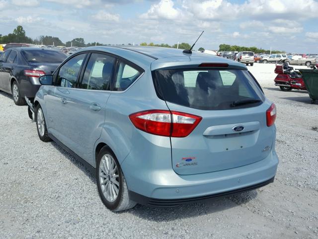 1FADP5BU0EL503095 - 2014 FORD C-MAX SEL BLUE photo 3