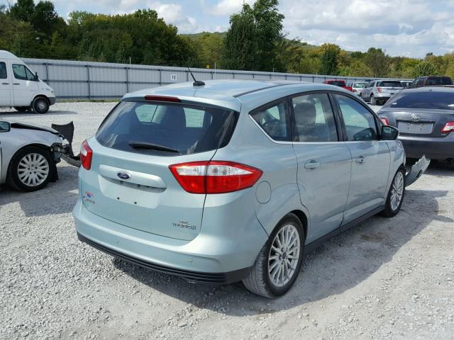 1FADP5BU0EL503095 - 2014 FORD C-MAX SEL BLUE photo 4