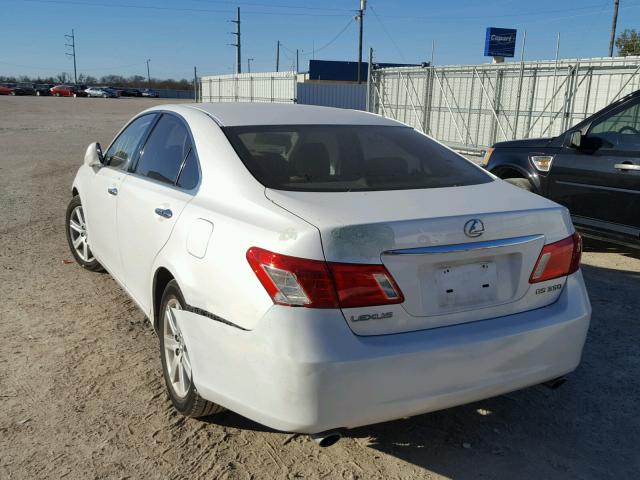 JTHBJ46G172046886 - 2007 LEXUS ES350 WHITE photo 3