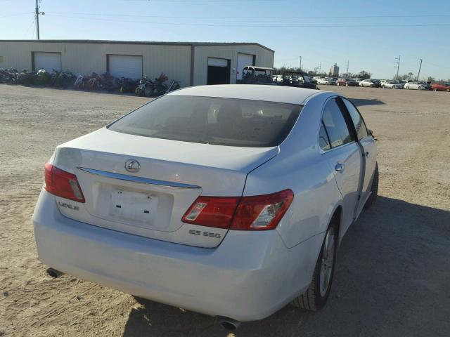 JTHBJ46G172046886 - 2007 LEXUS ES350 WHITE photo 4