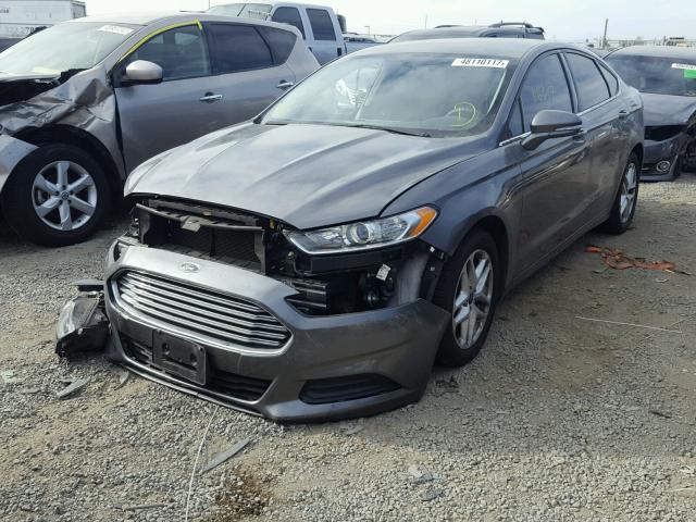 3FA6P0HR8DR386171 - 2013 FORD FUSION SE CHARCOAL photo 2