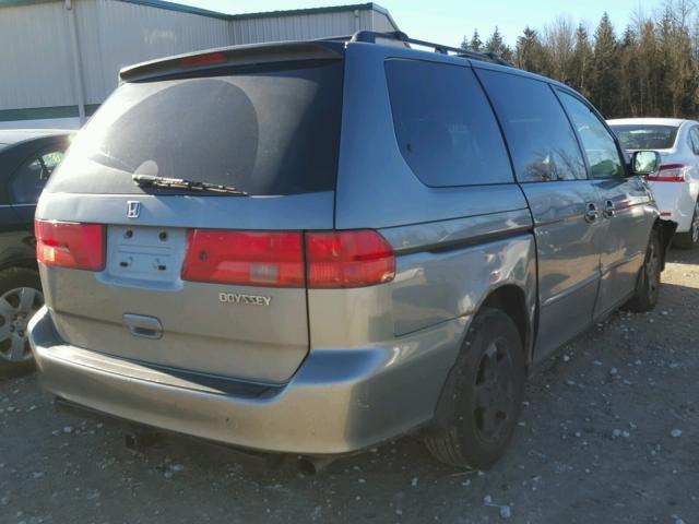 2HKRL186XYH612914 - 2000 HONDA ODYSSEY EX GRAY photo 4