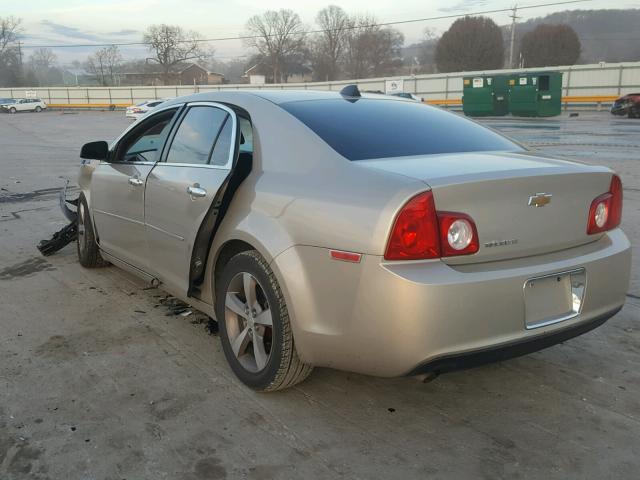 1G1ZC5EU7CF252121 - 2012 CHEVROLET MALIBU 1LT SILVER photo 3