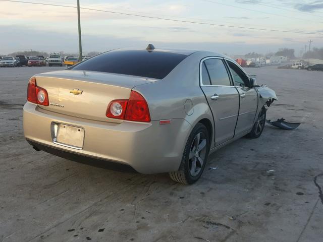 1G1ZC5EU7CF252121 - 2012 CHEVROLET MALIBU 1LT SILVER photo 4