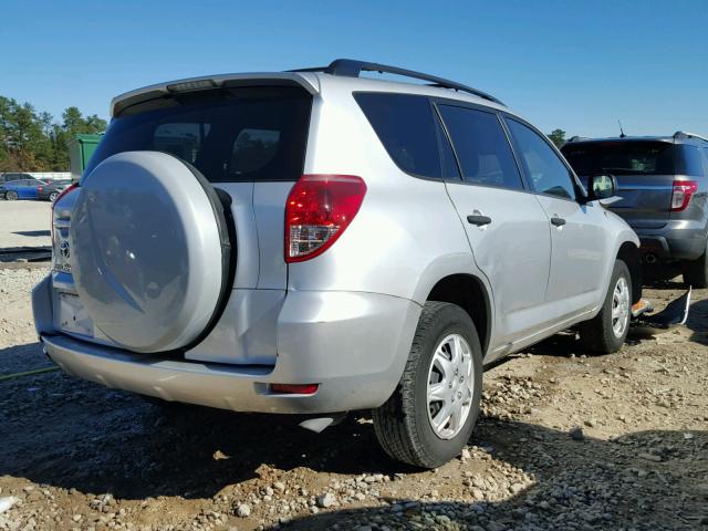 JTMZD33V476029643 - 2007 TOYOTA RAV4 SILVER photo 4