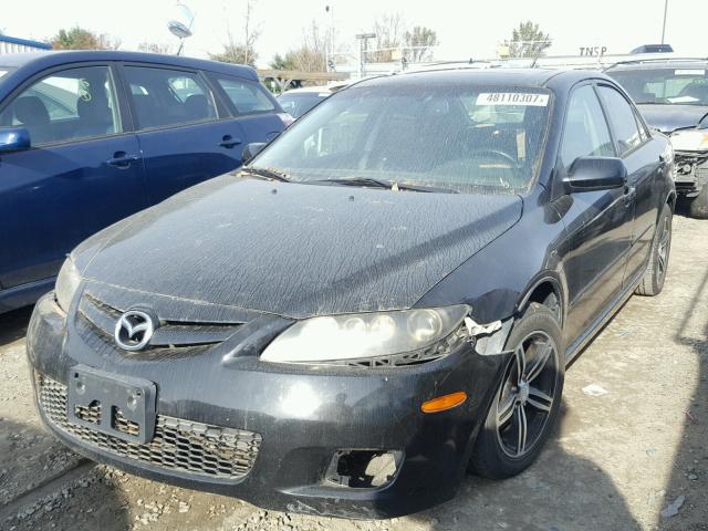 1YVHP81D275M10241 - 2007 MAZDA 6 S BLACK photo 2