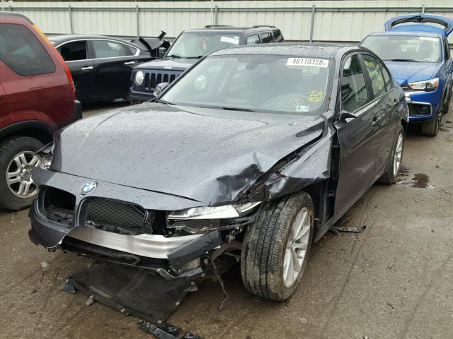 WBA8A3C31HA066907 - 2017 BMW 320 XI GRAY photo 2