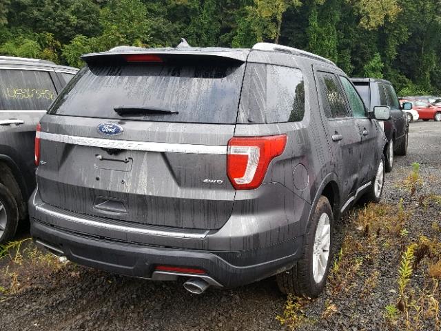 1FM5K8D80JGB50094 - 2018 FORD EXPLORER X GRAY photo 4