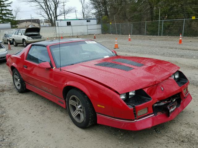 1G1FP218XKL109145 - 1989 CHEVROLET CAMARO RED photo 1