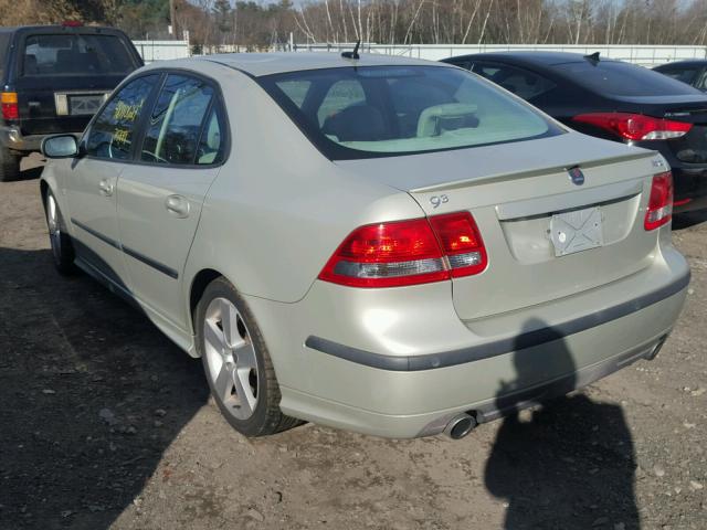 YS3FH41U571116996 - 2007 SAAB 9-3 AERO TAN photo 3