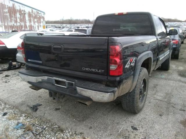 2GCEK19T941245764 - 2004 CHEVROLET SILVERADO BLACK photo 4