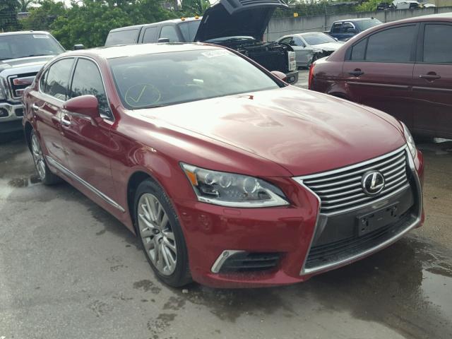 JTHGL5EFXF5054612 - 2015 LEXUS LS 460L RED photo 1