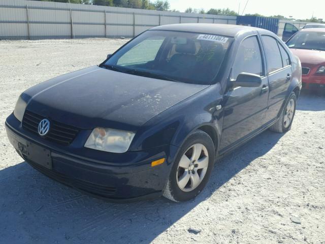 3VWSK69M03M002812 - 2003 VOLKSWAGEN JETTA GLS BLUE photo 2