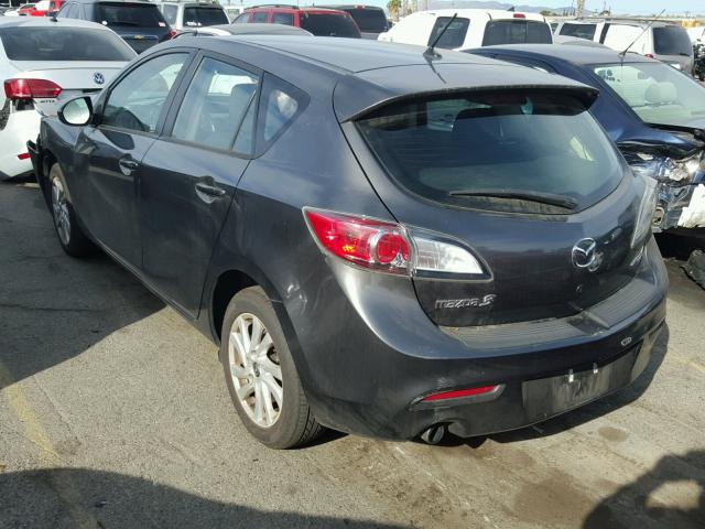 JM1BL1LPXD1728424 - 2013 MAZDA 3 I GRAY photo 3