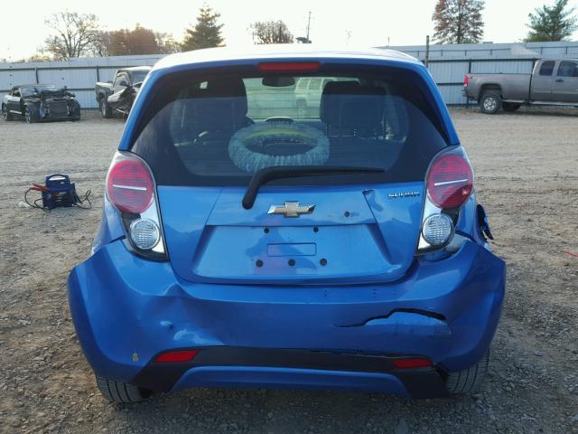 KL8CD6S96DC517218 - 2013 CHEVROLET SPARK 1LT BLUE photo 9