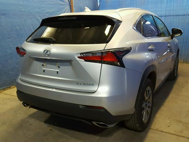 JTJBARBZ7G2058494 - 2016 LEXUS NX 200T SILVER photo 4