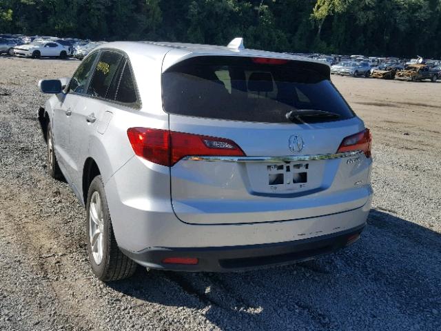 5J8TB4H33DL023422 - 2013 ACURA RDX BASE SILVER photo 3