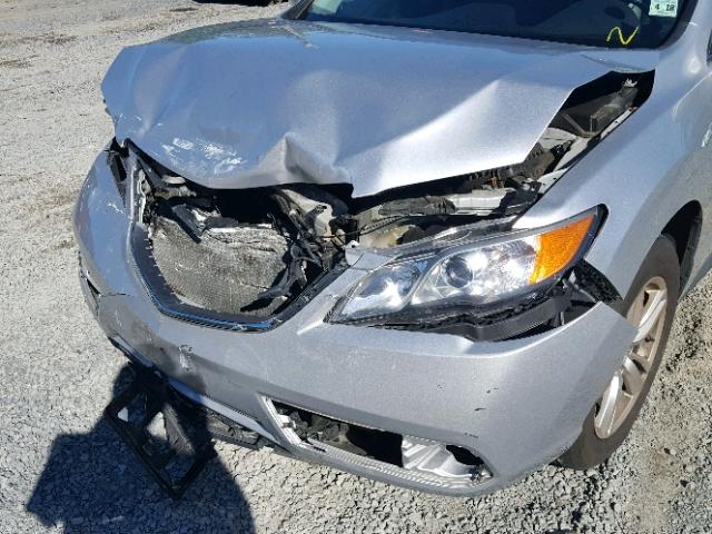 5J8TB4H33DL023422 - 2013 ACURA RDX BASE SILVER photo 9