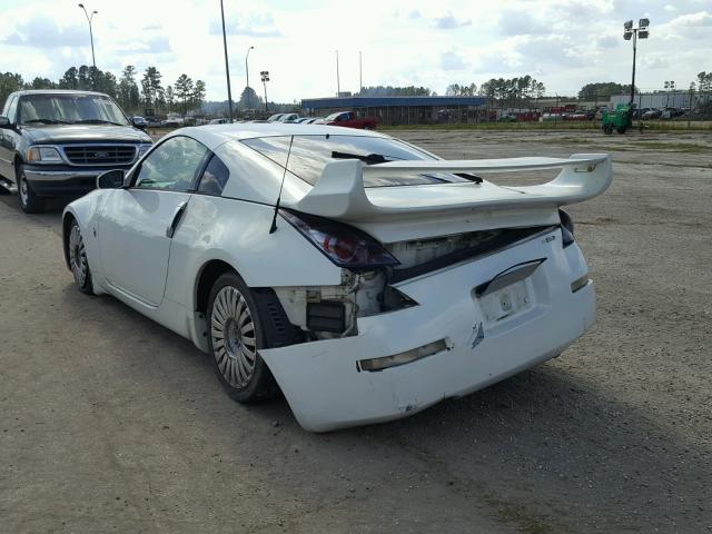 JN1AZ34E64T062561 - 2004 NISSAN 350Z COUPE WHITE photo 3