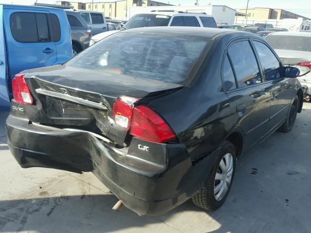 1HGES16583L012412 - 2003 HONDA CIVIC LX BLACK photo 4