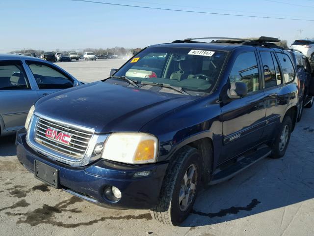 1GKDS13S622359508 - 2002 GMC ENVOY BLUE photo 2