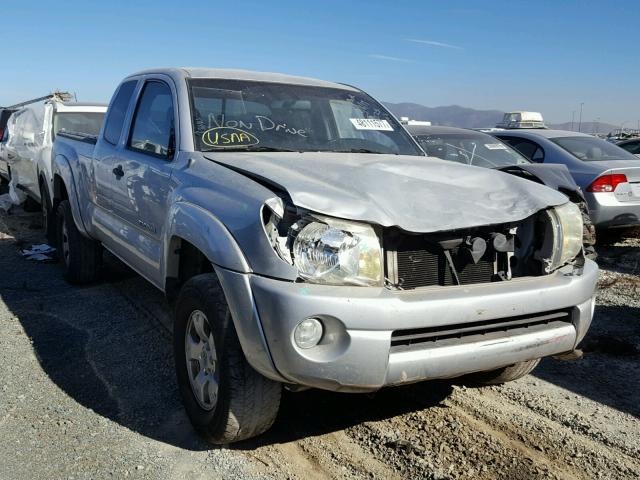 5TETU62N55Z069349 - 2005 TOYOTA TACOMA PRE SILVER photo 1