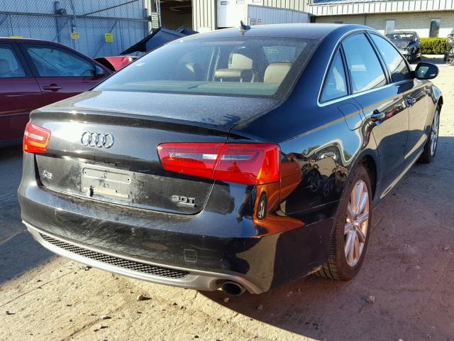 WAUHGAFC8DN148344 - 2013 AUDI A6 PRESTIG BLACK photo 4