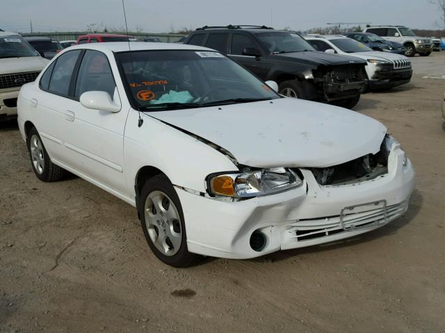 3N1CB51D23L780731 - 2003 NISSAN SENTRA XE WHITE photo 1