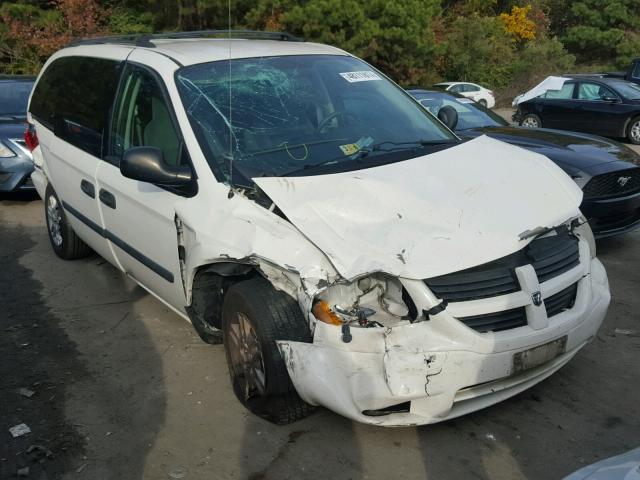 1D4GP24R45B240200 - 2005 DODGE GRAND CARA WHITE photo 1