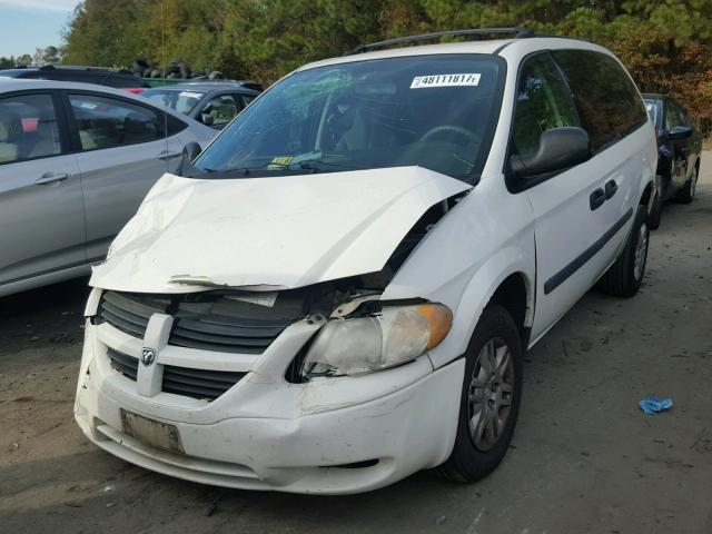 1D4GP24R45B240200 - 2005 DODGE GRAND CARA WHITE photo 2