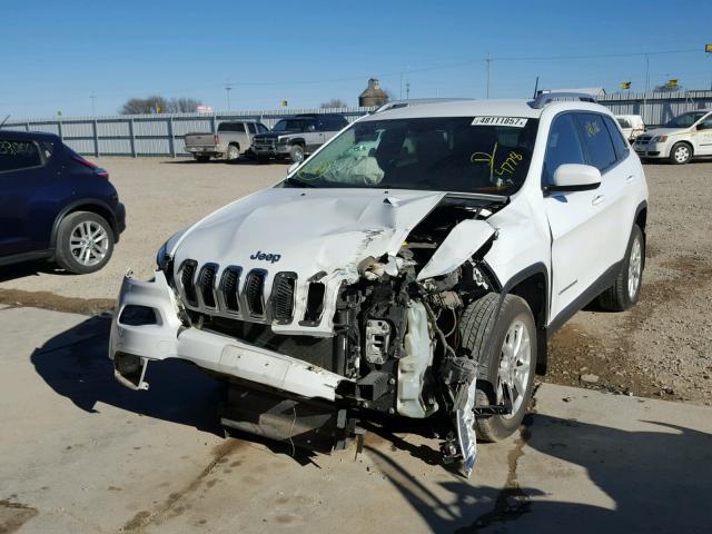 1C4PJMCS0FW504778 - 2015 JEEP CHEROKEE L WHITE photo 2