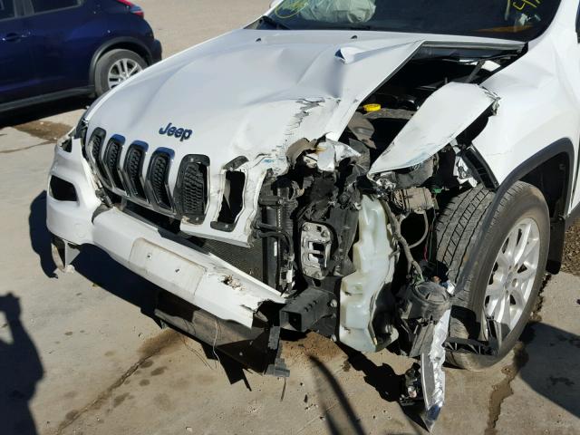 1C4PJMCS0FW504778 - 2015 JEEP CHEROKEE L WHITE photo 9