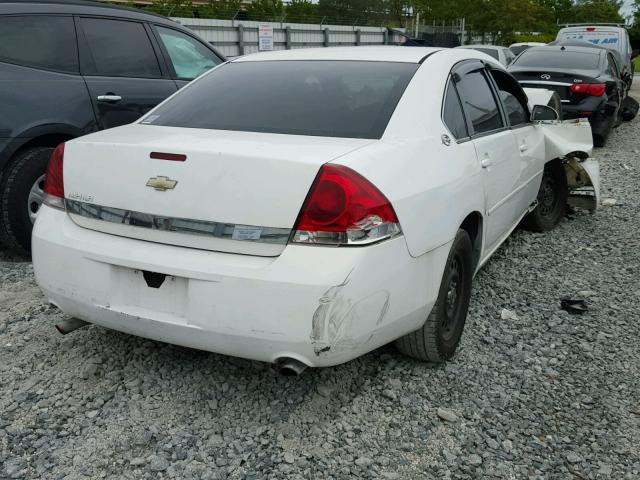 2G1WS55R479291555 - 2007 CHEVROLET IMPALA POL WHITE photo 4