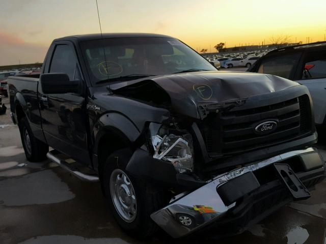 1FTMF1CM4CKD95183 - 2012 FORD F150 BLACK photo 1