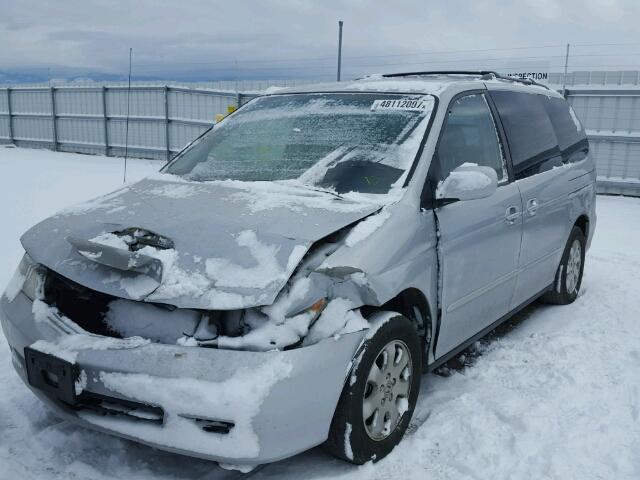 2HKRL18912H512945 - 2002 HONDA ODYSSEY EX SILVER photo 2