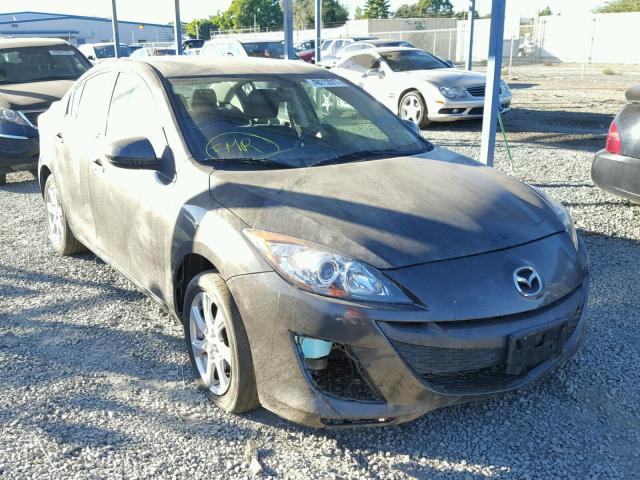 JM1BL1SG6A1110109 - 2010 MAZDA 3 I GRAY photo 1