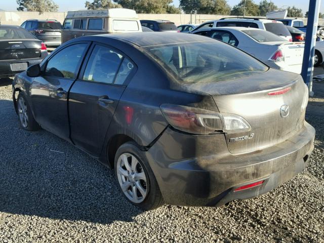 JM1BL1SG6A1110109 - 2010 MAZDA 3 I GRAY photo 3