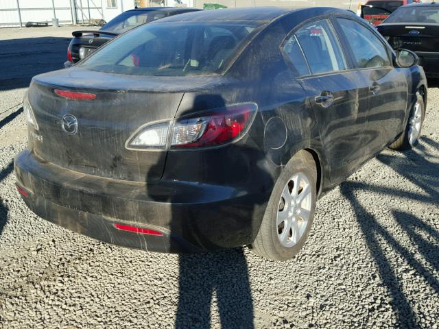 JM1BL1SG6A1110109 - 2010 MAZDA 3 I GRAY photo 4