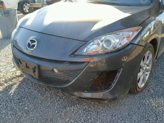 JM1BL1SG6A1110109 - 2010 MAZDA 3 I GRAY photo 9