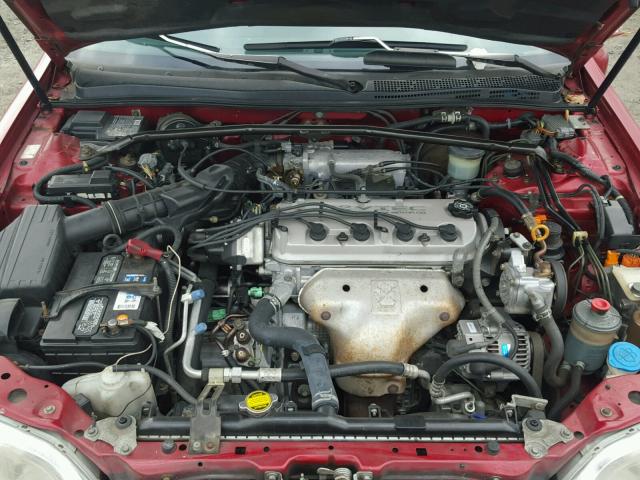 19UYA1257VL005153 - 1997 ACURA 2.2CL RED photo 7