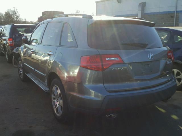 2HNYD28248H510054 - 2008 ACURA MDX GRAY photo 3